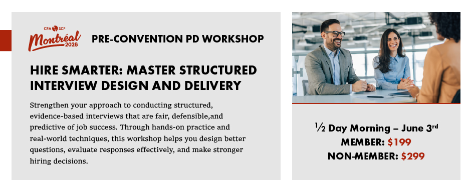 Convention 2026 Pre-Convention Workshop